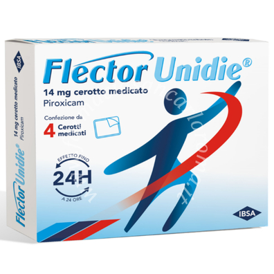 Flector unidie 14 mg cerotto medicato 14 mg cerotto medicato 4 cerotti